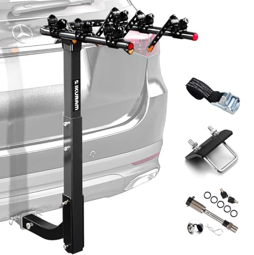 3 Bike Hitch Mount Foldable Bicycle Carrier (3-BIKE RACK)