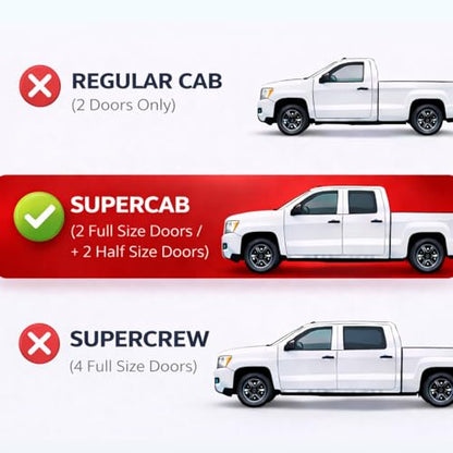 Rain Guards Fit for 1999 (1999-2011 Ranger SuperCab Cab)