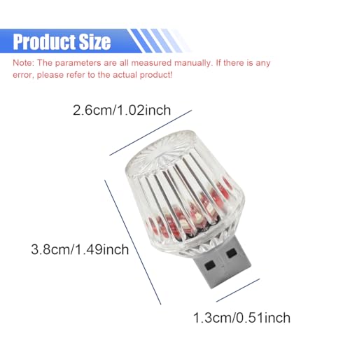Car USB Night Light (Red)