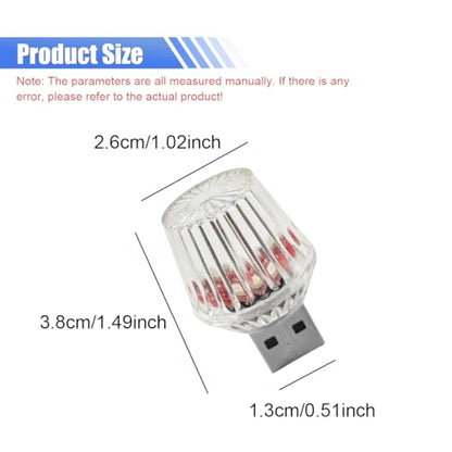 Car USB Night Light (Red)
