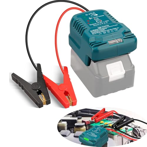 Car Jump Starter Adapter Fit for Makita 18V Battery (For Makita Jumper Cables)