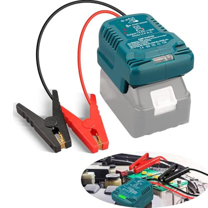 Car Jump Starter Adapter Fit for Makita 18V Battery (For Makita Jumper Cables)
