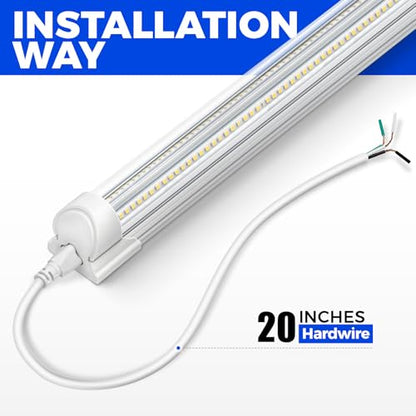 T8 LED Shop Lights 8FT (5000K / 8ft-12 Packs-100w)