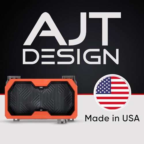 Oversize Cup Holder Compatible with Toyota Tacoma 2024+ (Solar Octane/Black)