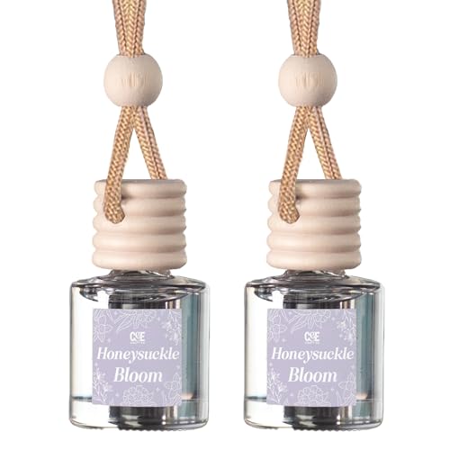 CANDECraftCo 2 Pack Hanging Car Air Freshener Diffuser for Essential Oils
