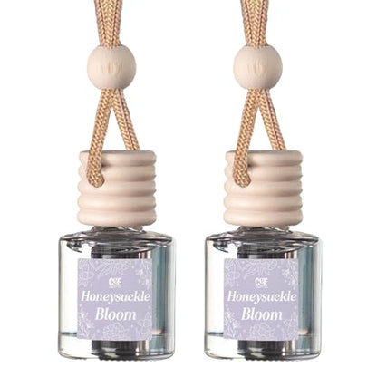 CANDECraftCo 2 Pack Hanging Car Air Freshener Diffuser for Essential Oils