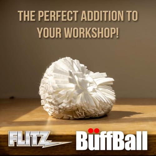 Buff Ball w 1.76oz Metal Polish Paste (7-Inch)