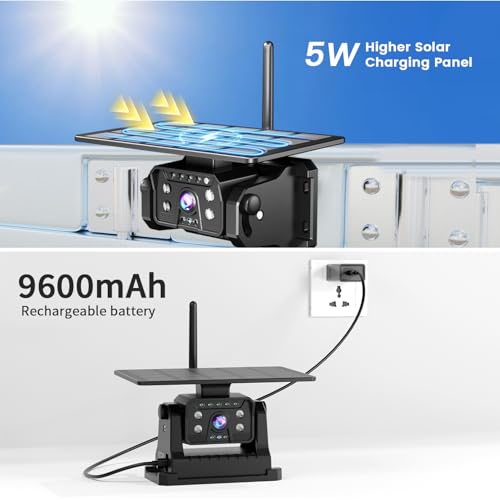 Magnetic Solar Wireless Backup Camera (7 Inch)