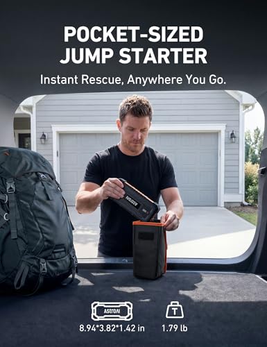 S8 Ultra 12V 4000A Lithium Jump Starter Up to All Gas (Orange)