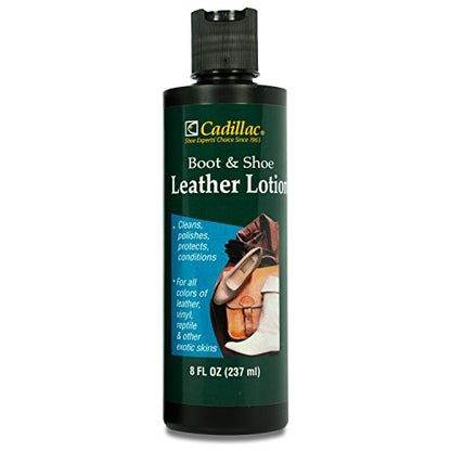 Boot and Shoe Leather Lotion for Footwear and Accessories (8 Fl Oz (Pack of 1))