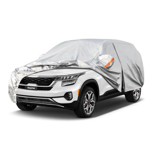 6 Layers SUV Car Cover Custom Fit for Kia Seltos（2019 (LM-Silver / Custom Fit Kia Seltos)