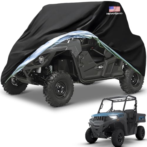 UTV Cover Heavy Duty 300D Waterproof Outdoor Storage 2 (up to 114"L (American Flag))