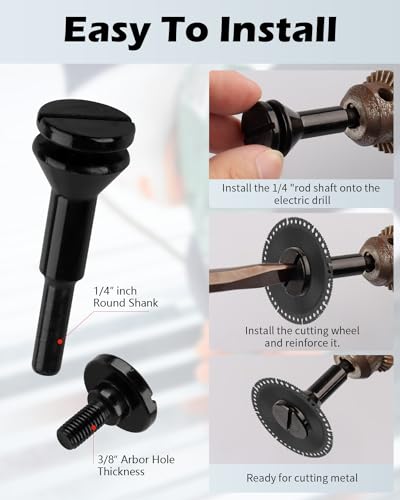 2 Pack Die Grinder Cut Off Wheel Arbor