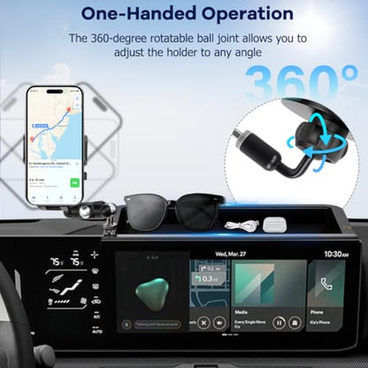 Car Phone Holder Compatible with Kia K4 2025 2026 Accessories 12.3 (2025Kia K4 12.3inch)