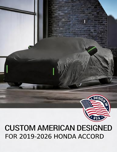 2026 Upgrade Car Cover for Honda Accord 2019 (2019-2024 2025 2026 Honda Accord)