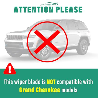 Windshield Wiper Blades Replacement for Jeep Grand Cherokee L (26" 20" 11")