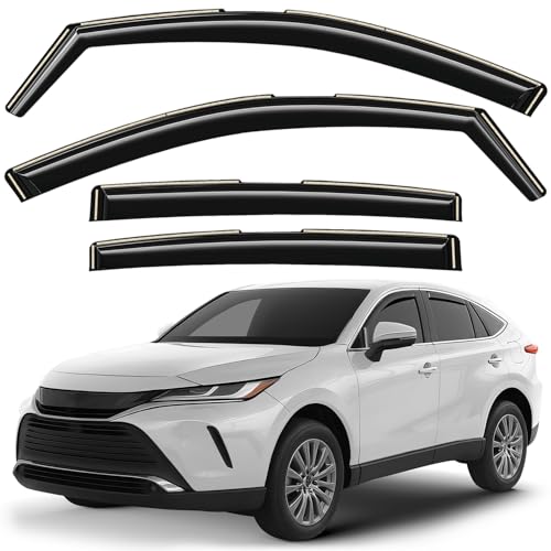 Window Deflectors Smoke Tinted in (For Venza 21-24)