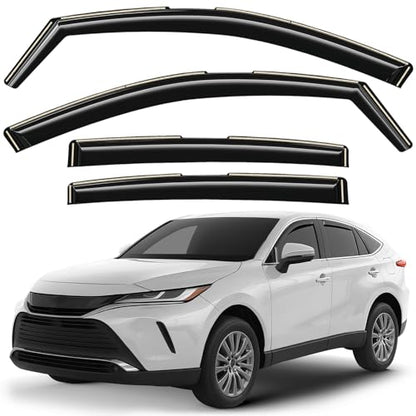 Window Deflectors Smoke Tinted in (For Venza 21-24)