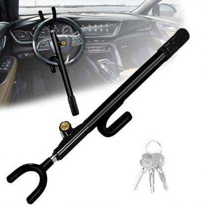 Heavy Duty Steering Wheel Lock (Black)