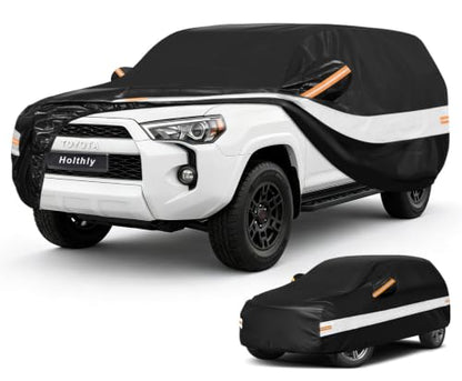 10 Layers SUV Car Cover Custom Fit for Toyota 4Runner (Black Gray / Custom Fit for Toyota 4Runner)