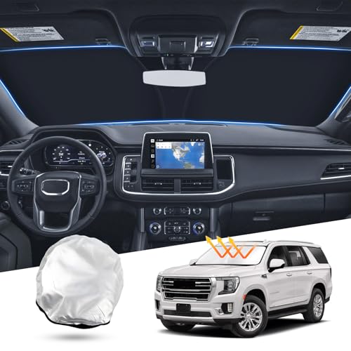 Windshield Sun Shade Custom Fit for 2021 (GMC Yukon 2021-present)