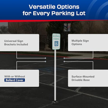 Impact Recovery (White No Cover / 102" Van Accessible Handicap Parking)