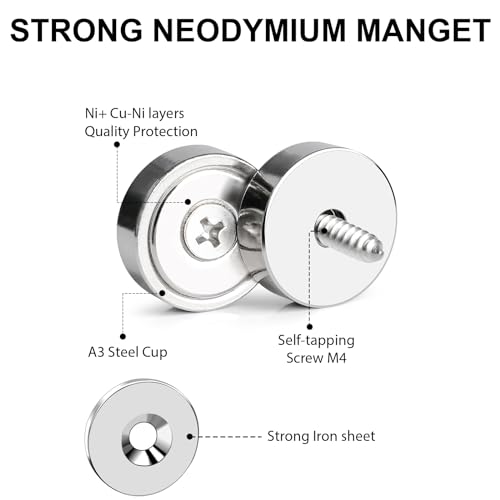 Magnets Neodymium Magnet 30LBS Strong Heavy Duty Rare Earth 12P (30 lbs)