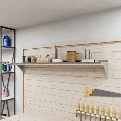 10 in. x 60 in. Stainless Steel Wall Mount Shelf (10 in. x 60 in.)
