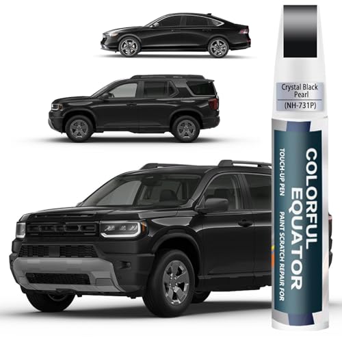 Car Touch Up Paint (Crystal Black Pearl(NH-731P) for 2025 CR-V/2025 CIVIC/2025 Accord/2025 HR-V/2025 Pilot/2025 Odyssey/2025 Ridgeline/2025 Passport)