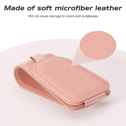 Magnetic Sunglass Holder for Car Visor (Pink)