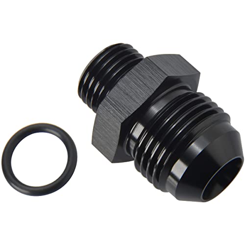 8AN Male Flare to 6AN ORB O (8AN to 6AN ORB / Black - 1PC)