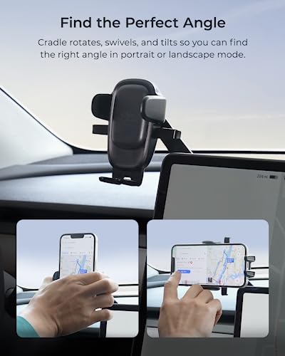 Easy One Touch Advanced Phone Mount for Tesla Model 3 and Model Y Screens (Advanced)