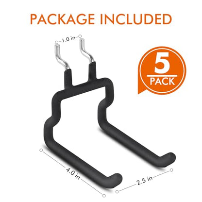 Utility Heavy Duty Pegboard Hooks (5 Pack)