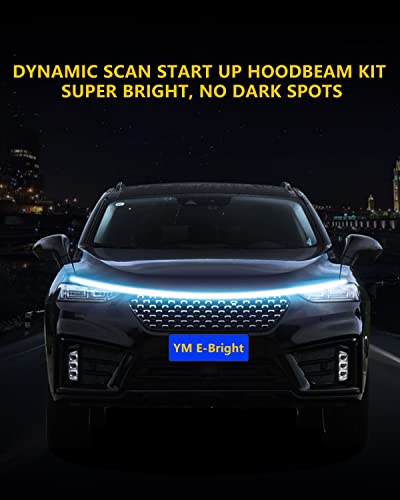 LED Hood Light Strip (Dynamic Ice Blue / 59 inches)