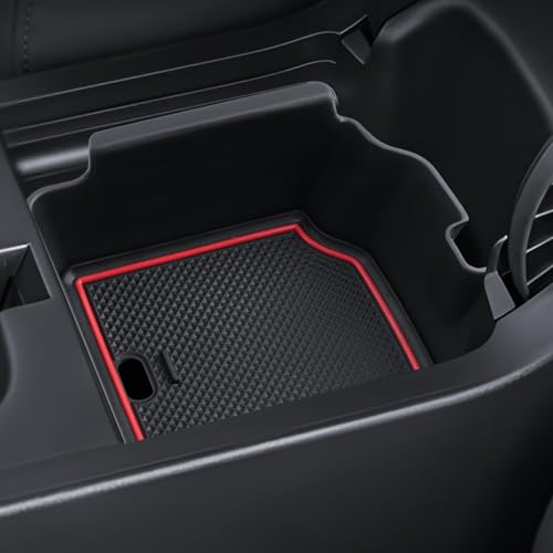 for Acura Integra Center Console Organizer 2023 2024 2025 Acura Integra Accessories Armrest Tray Middle Storage Box Insert Container Durable ABS Plastic (for 2023-2026 Integra)