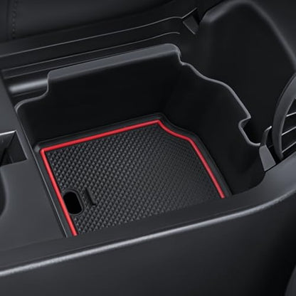 for Acura Integra Center Console Organizer 2023 2024 2025 Acura Integra Accessories Armrest Tray Middle Storage Box Insert Container Durable ABS Plastic (for 2023-2026 Integra)