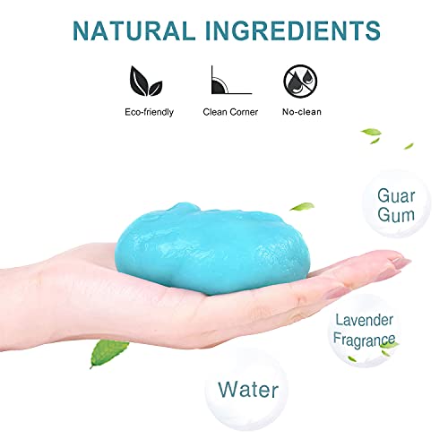 Car Cleaning Gel for Car Keyboard Electronics Home Office 100g Bag (1 Pack)