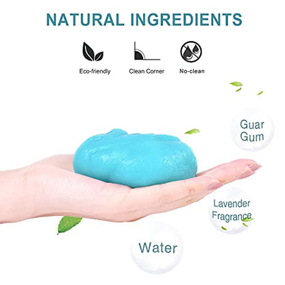 Car Cleaning Gel for Car Keyboard Electronics Home Office 100g Bag (1 Pack)