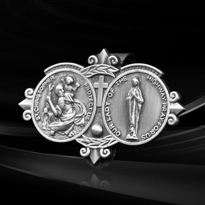 St. Christopher Visor Clip (Style-1)