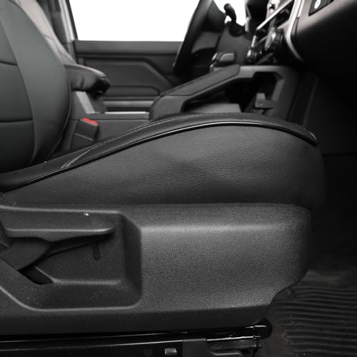 Custom Fit Tacoma Front Car Seat Covers for Toyota Tacoma (Leather (Black) / 2024-2026 (Petrol & Hybrid) Only 1st Row)