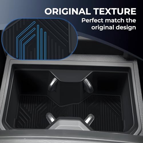 Center Console Cup Holder Inserts for Toyota Tacoma 2026 2025 2024 (Cup Holder for 2024-2026 Tacoma)