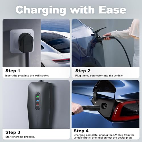 Level 2 Tesla Charger 32Amp (20FT / 32A-Tesla)