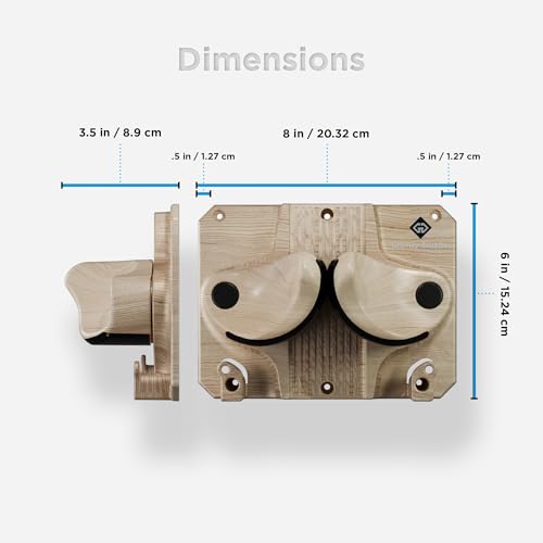 The OG Ski & Snowboard Wall Mount (Light Wood / Six Pack)