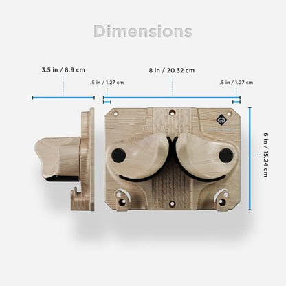 The OG Ski & Snowboard Wall Mount (Light Wood / Two Pack)
