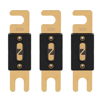 30A ANL Fuse 30 Amp Inline Blade Fuses 32V for Car Audio Inverter Automotive Stereo (30A)