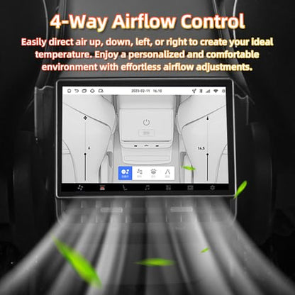 8.66 Inch Rear Screen Compatible with Tesla Model Y 2019