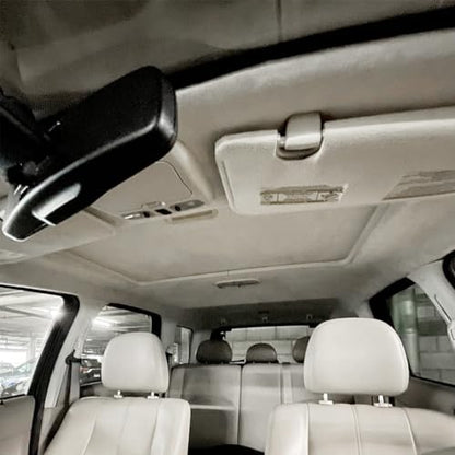 Suede Headliner with Foam Backing (Beige / 96"L×60"W)