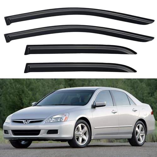 Window Visors Rain Guards for 2003 (2003-2007 Honda Accord)
