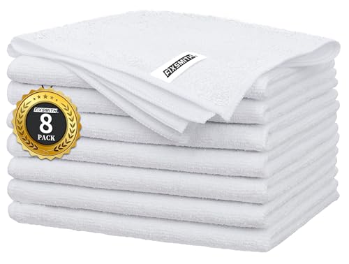White Microfiber Cleaning Cloth (8pk / White)