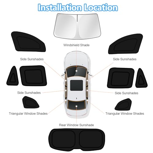 Car Window Shades for BMW X5 2019 (FOR | X5 2019-2025 (10pcs))
